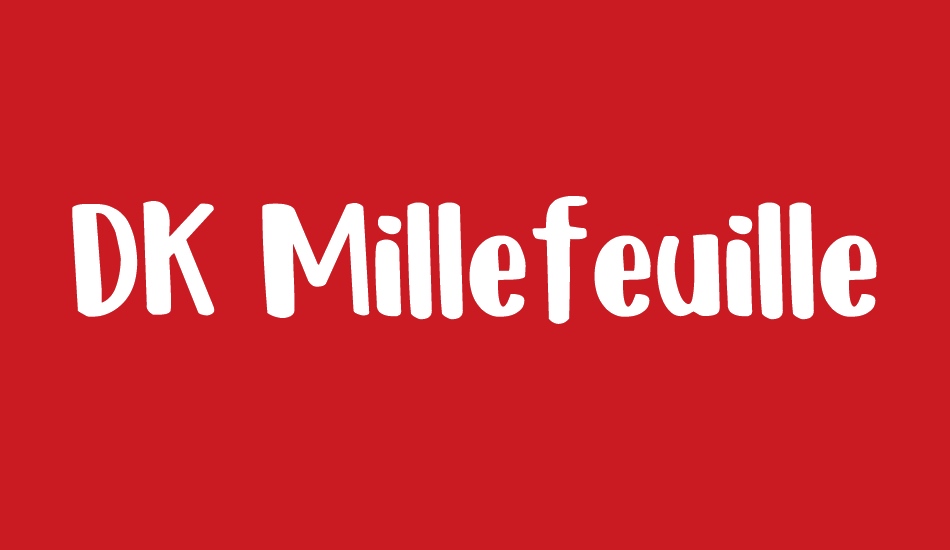 DK Millefeuille font big