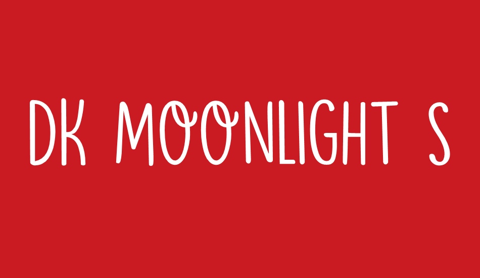 DK Moonlight Serenade font big