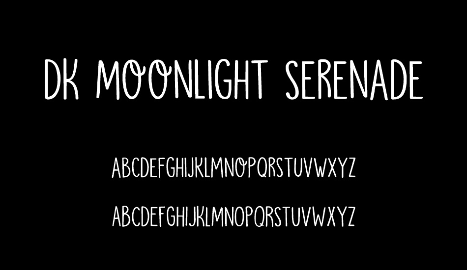DK Moonlight Serenade font