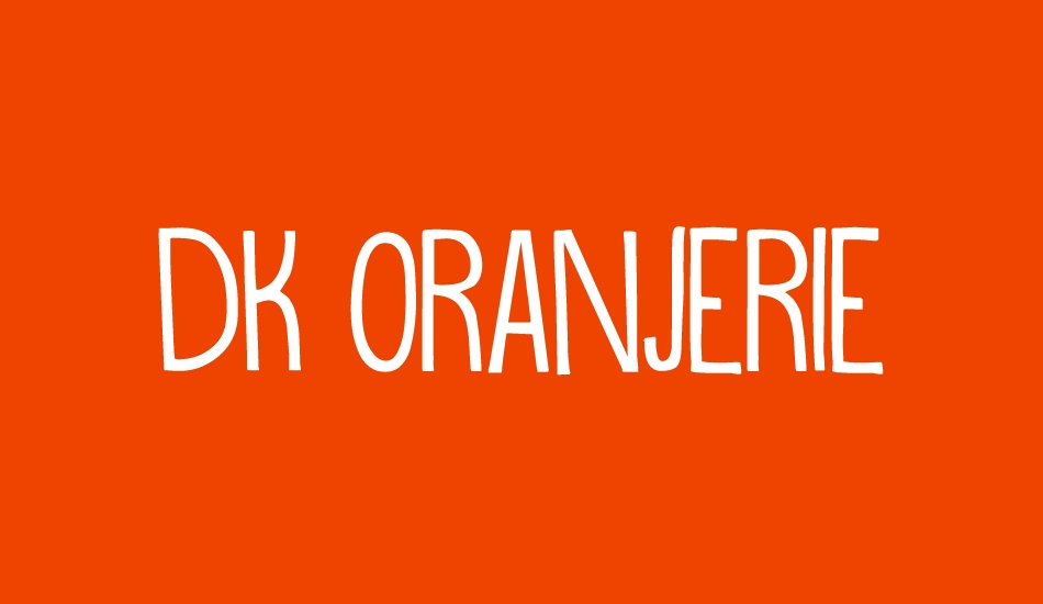 DK Oranjerie font big