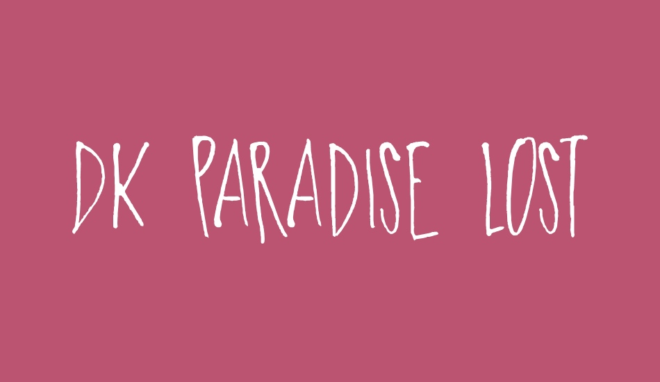 DK Paradise Lost font big