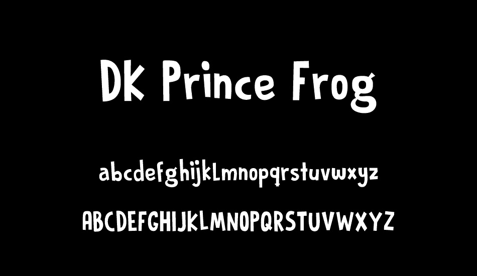 DK Prince Frog font