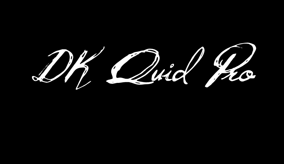 DK Quid Pro Quo font big
