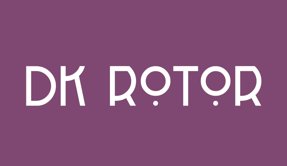 DK Rotorua font big