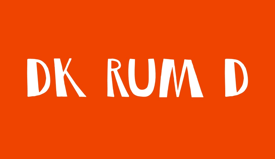 DK Rum Doodle font big