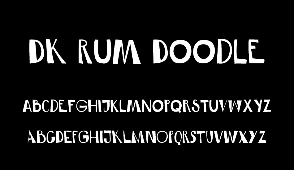 DK Rum Doodle font