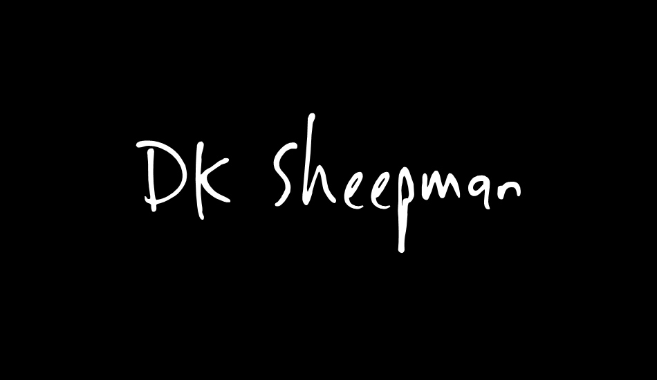 DK Sheepman font big