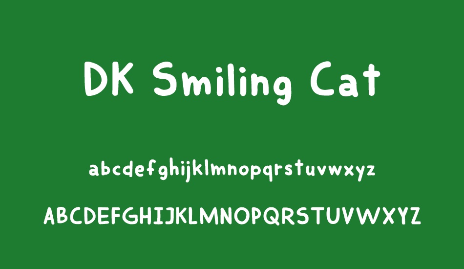 DK Smiling Cat font