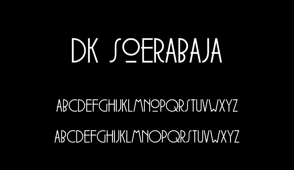 DK Soerabaja font