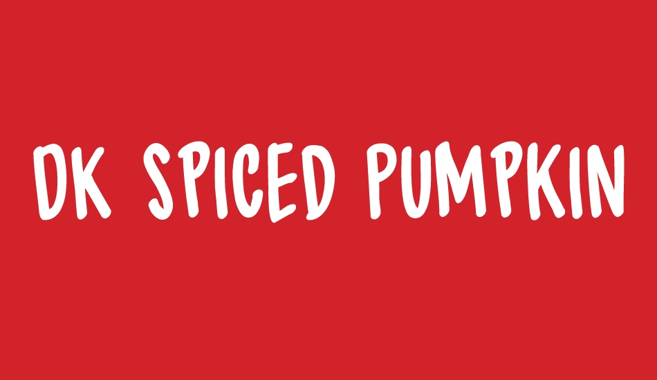 DK Spiced Pumpkin font big