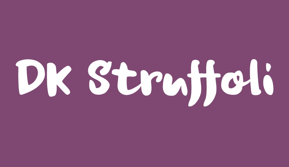 DK Struffoli font big