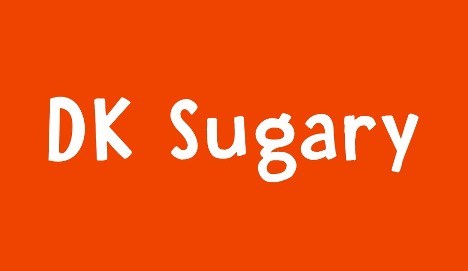 DK Sugary Pancake font big