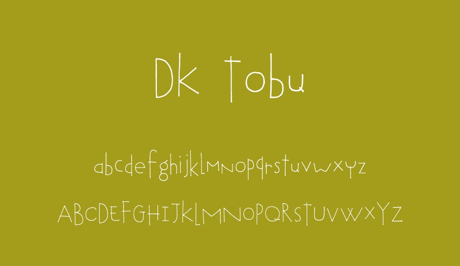 DK Tobu font
