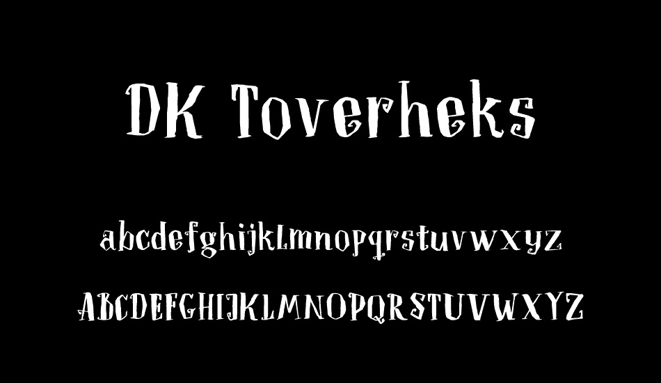 DK Toverheks font