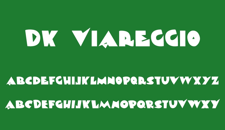 DK Viareggio font