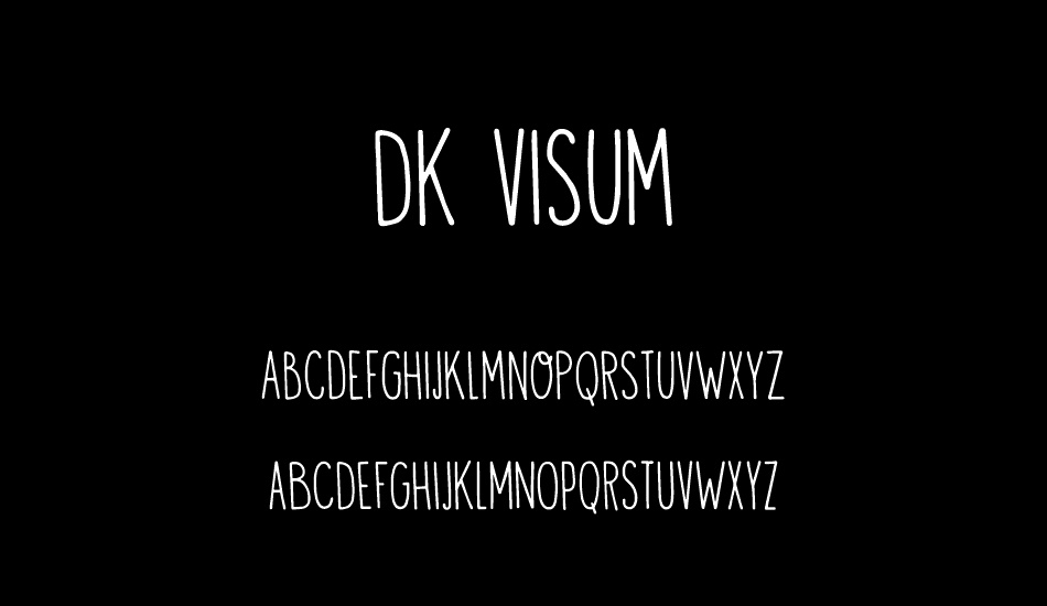 DK Visum font