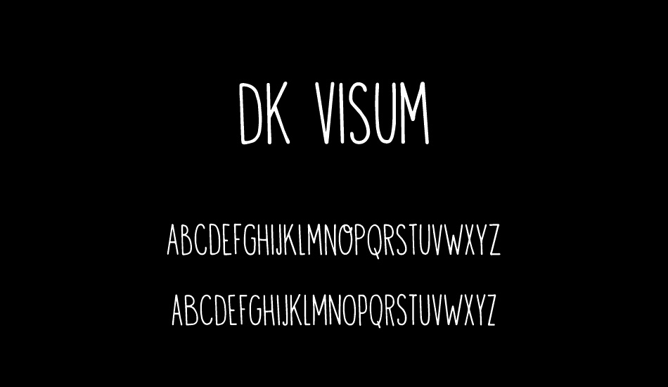 DK Visum font