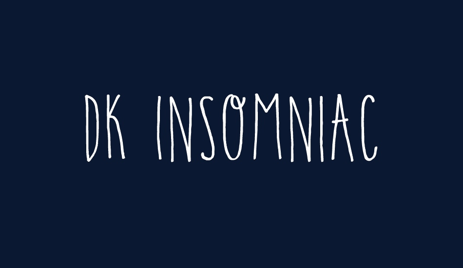 DK Insomniac font big