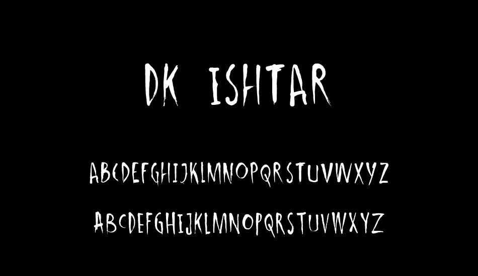 DK Ishtar font