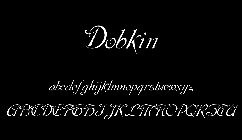 Dobkin font