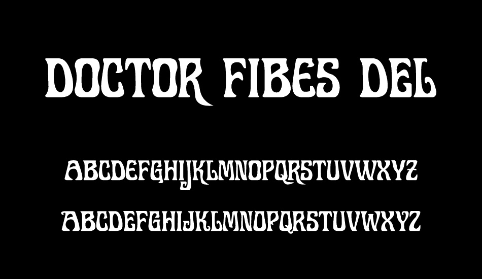 Doctor Fibes DEL font