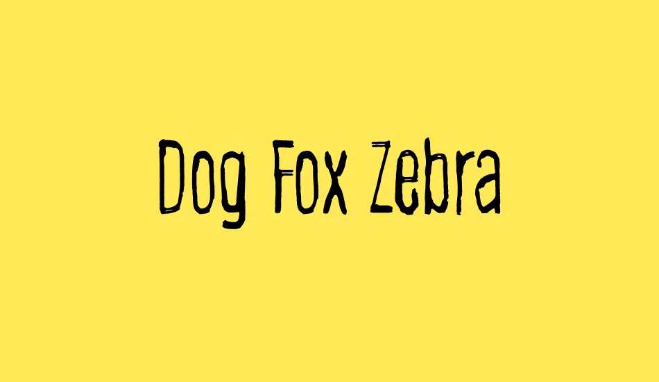 dog-fox-zebra font big