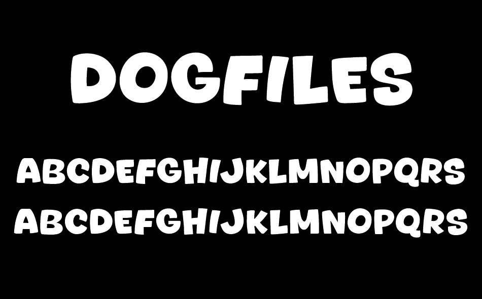 Dogfiles font