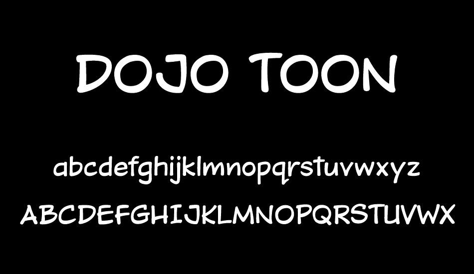 DOJO TOON DEMO font