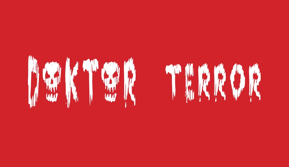 DOKTOR terror font big