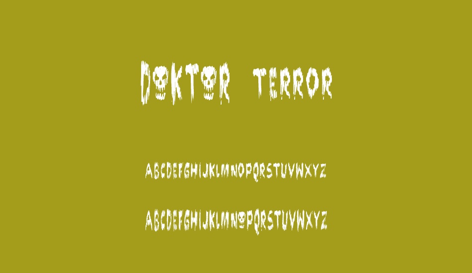 DOKTOR terror font