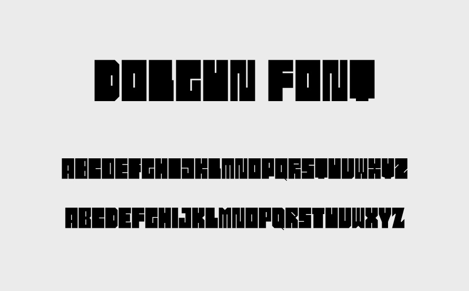 Dolgun font