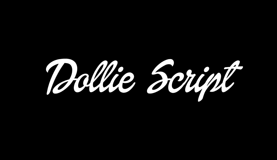 Dollie Script Personal Use font big