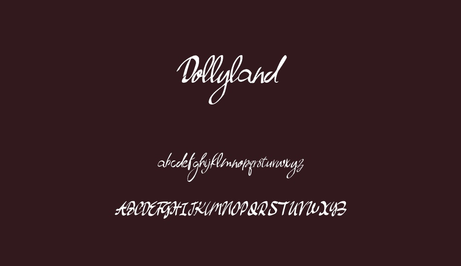 Dollyland font