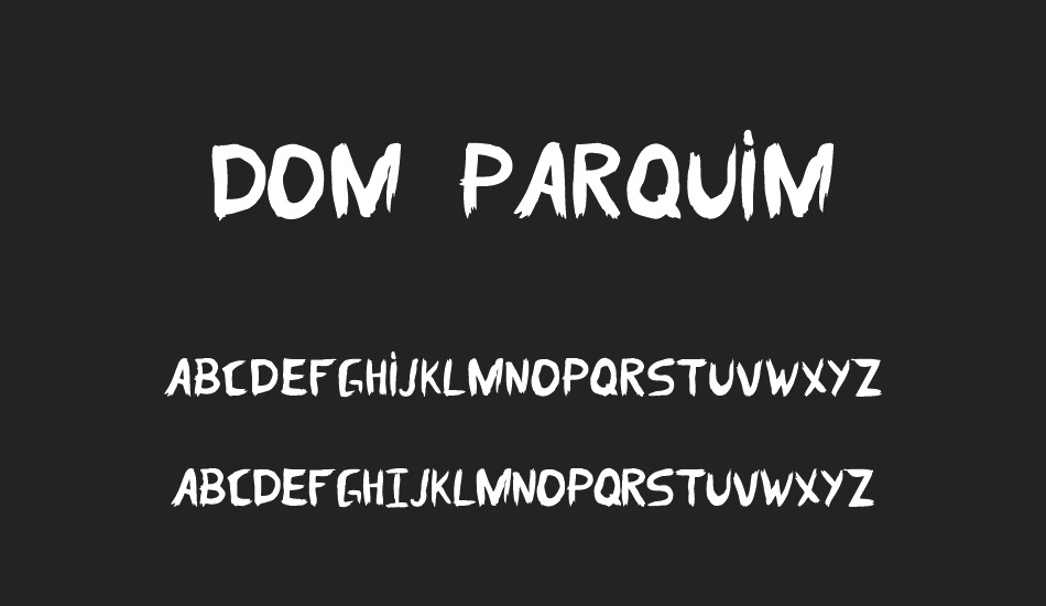 Dom Parquim font