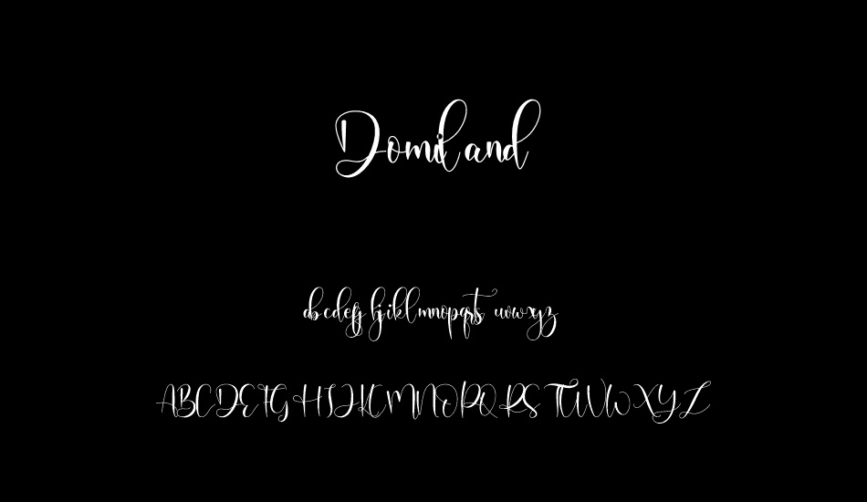 domiland font