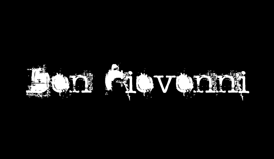 Don Giovonni font big