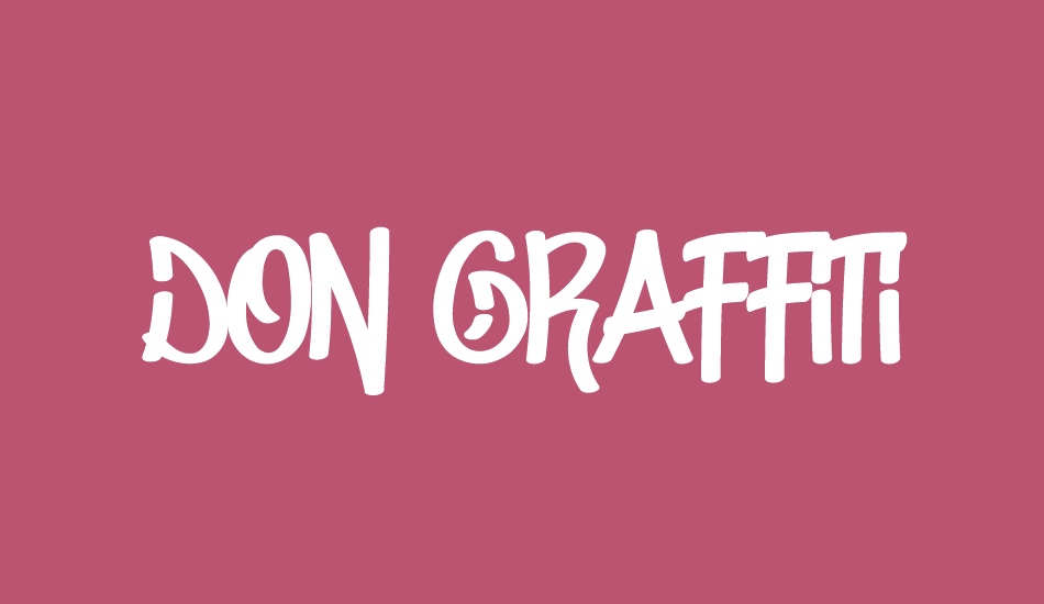 Don Graffiti font big