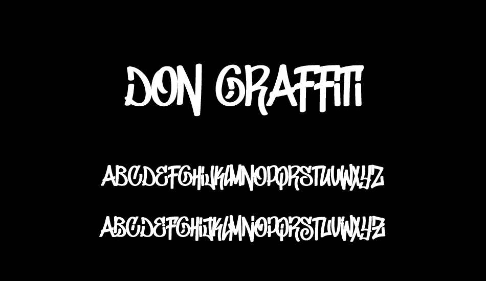 Don Graffiti font