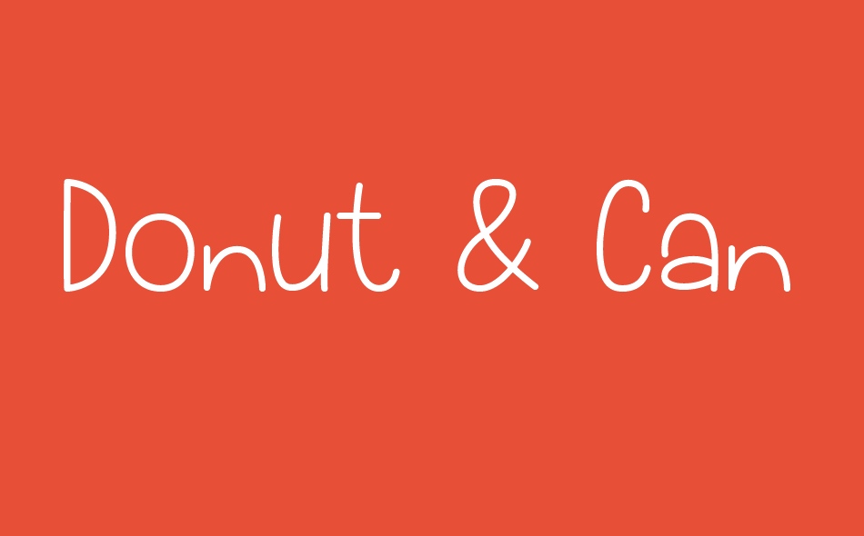 Donut & Candy font big