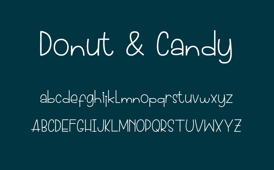 Donut & Candy font