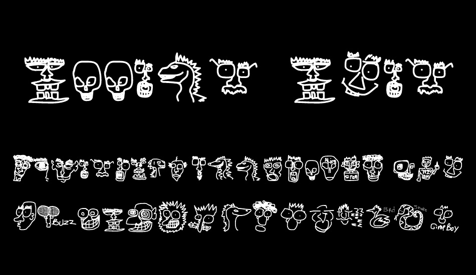 Doodle Dudes of Doom font