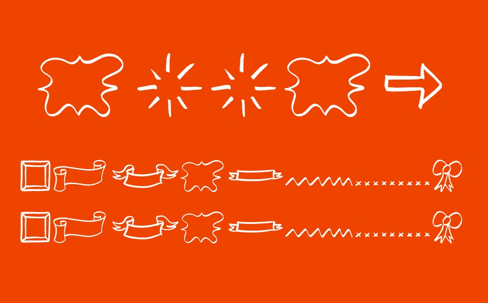 Doodle Shapes font