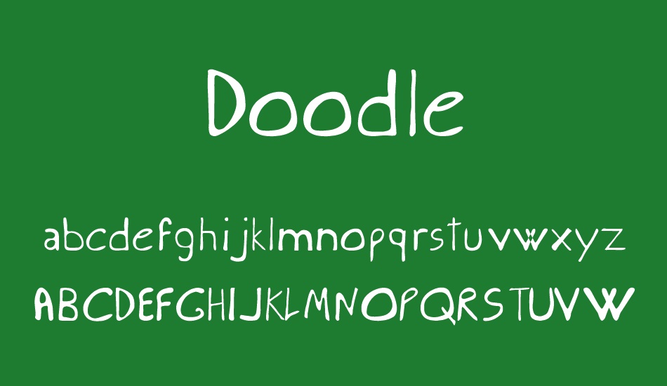 Doodle font