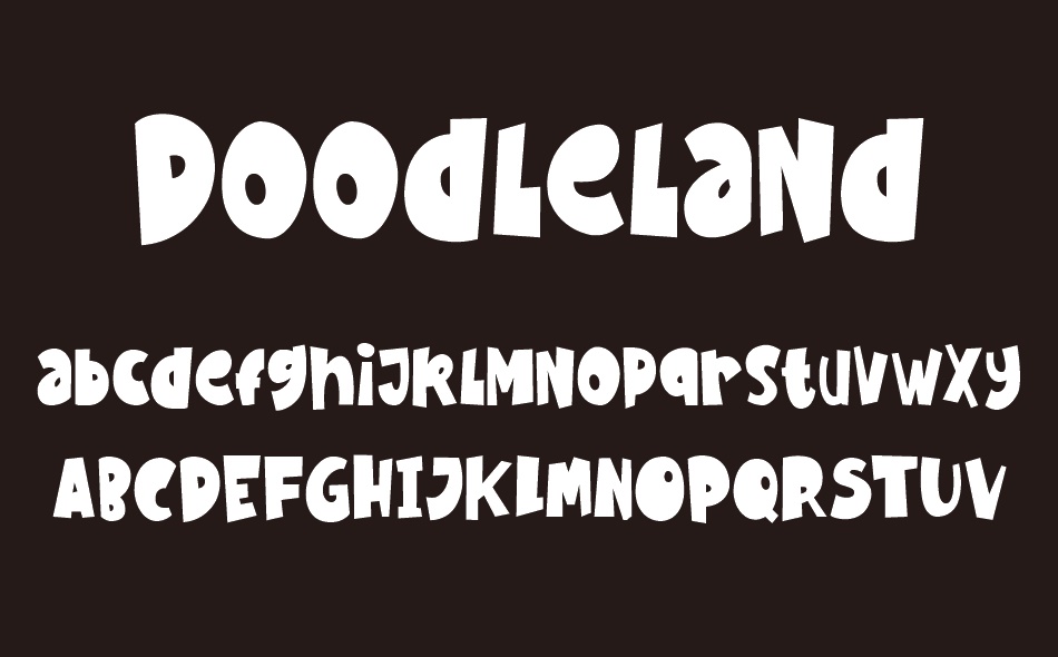 Doodleland font