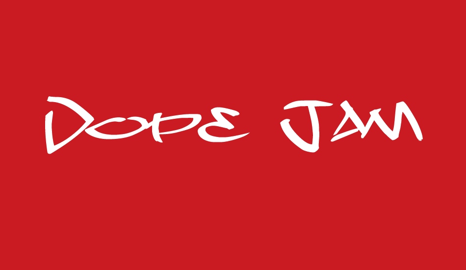 Dope Jam font big