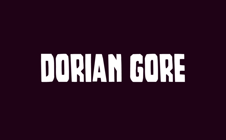Dorian Gore font big
