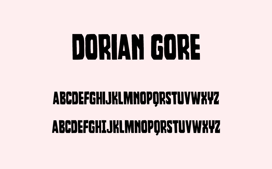 Dorian Gore font