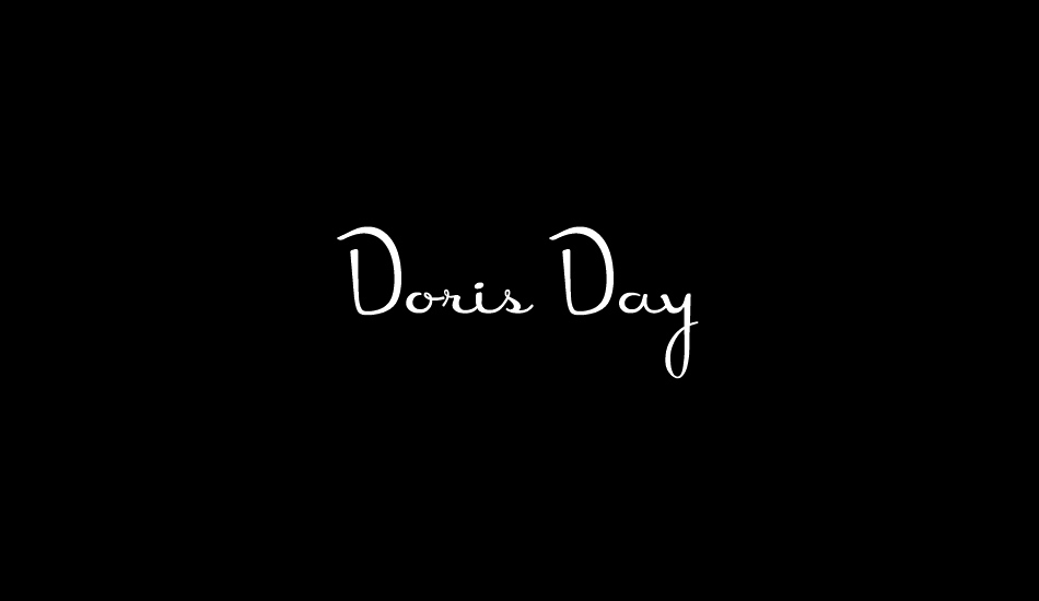 Doris Day font big