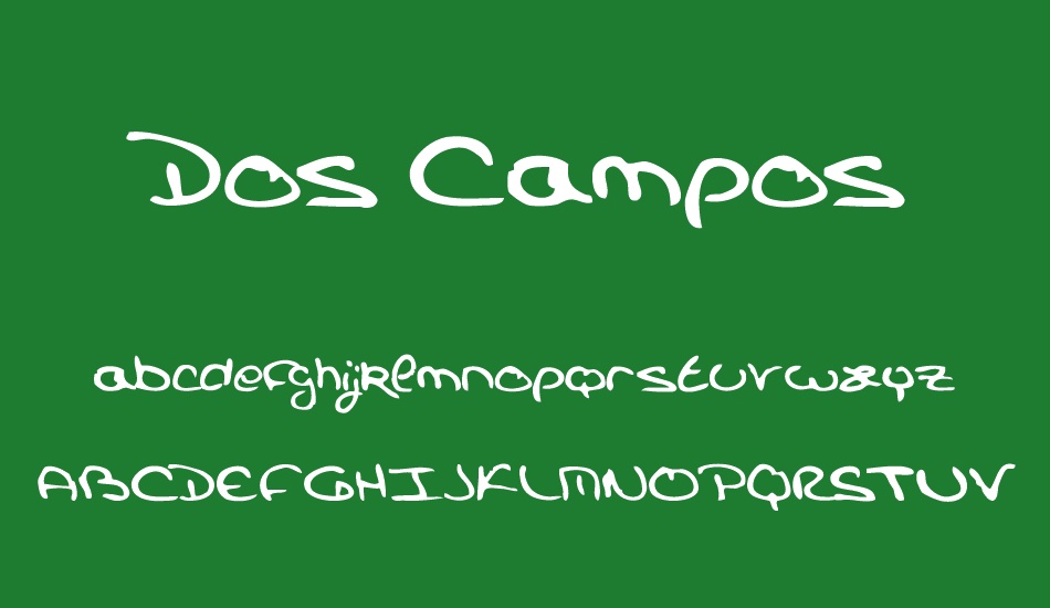 Dos Campos font