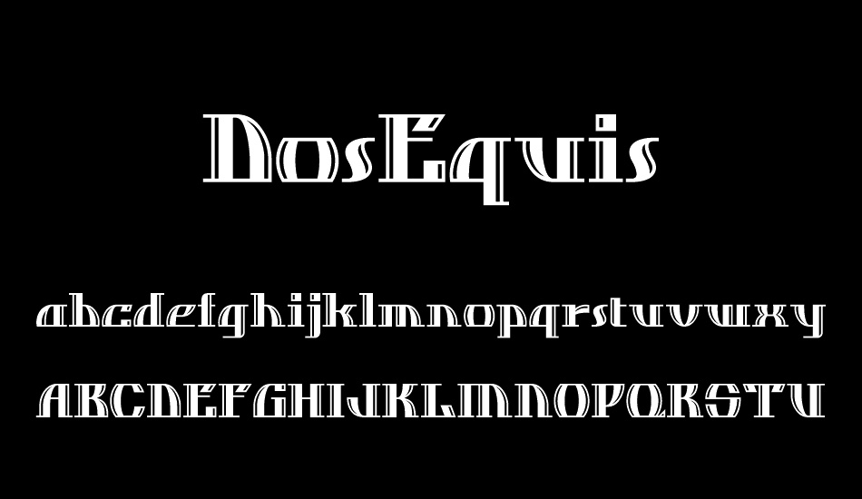 DosEquis font